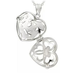 New Genuine Black Diamond Pendant w/ Free Chain Sterling Silver!